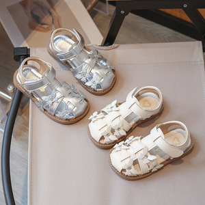 Nuovi Sandali Estivi 2026 per Bambine, Modello Principessa con Punta Chiusa, Suola Morbida, <span class=keywords><strong>Scarpe</strong></span> da Spiaggia alla Moda - Product Image 4