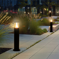 Lampadaire LED d'extérieur RGBW en aluminium à coupure lumineuse 20W 12W 10W 7W 5W pour aménagement paysager et jardin