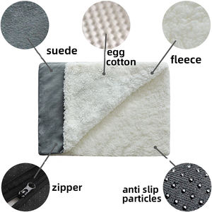 <span class=keywords><strong>Coussin</strong></span> orthopédique avec couverture en daim <span class=keywords><strong>imperméable</strong></span> amovible et lavable pour animaux de compagnie, tailles grandes et petites, chiens et chats, fonctionnalité chaude - Product Image 2