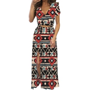 Hot Selling Retro <strong>Aztec</strong> Horse Sunflowers Summer Sexy Ladies Crop Top and <strong>Skirts</strong> Sets 2 Piece Set for Womens Fashion Clothes - Product Image 4