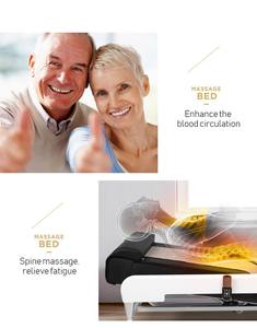 Lit électrique chauffant en pierre de jade chauffant pour tout le corps, lit de massage chiropratique en pierre de jade thermique avec télécommande - Product Image 6