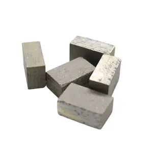 Kim cương Segment Granite andesite dung nham Indonesia công cụ cắt kim cương Segment 1800 mét Blade tip