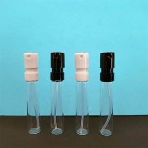 Small Portable <strong>Sample</strong> Cosmetic Packaging <strong>2ml</strong> Crimp Pump Refillable <strong>Perfume</strong> Spray Glass <strong>Bottle</strong> - Product Image 3
