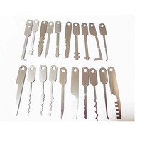 Nouvel ensemble de crochetage 20-en-1 Haoshi Tools : 20 outils de crochetage pliables pour serrures, style couteau pliant, pour serruriers