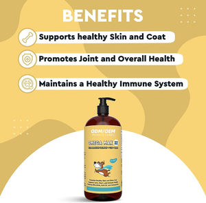 Жидкая добавка для собак с рыбьим/лососевым/крейлловым маслом (Омега-3, EPA, DHA) для улучшения здоровья шерсти, уменьшения выпадения и зуда кожи. OEM/ODM. - Product Image 6