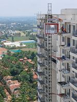 Liste de prix haute capacité Construction palan Site levage ascenseur Machine élévateurs pour matériaux de construction