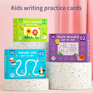 Livre d'écriture pour enfants, carnet d'apprentissage pour l'écriture, des dessins, éducation préscolaire, amusant, avec stylo effaçable, pour entraînement - Product Image 3