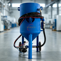 Nettoyeur à sable mobile durable haute pression à fonctionnement automatique, grade Sa2.5, pour la rénovation de métaux, applications automobiles et navales