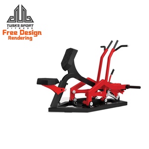 <b>Strength</b> <b>Training</b> Seated Rowing Machine Plate Load Row Machine Back Exercise Seated Gym Row Machine - Product Image 1