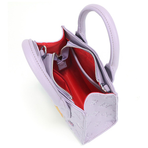 Bolso de Mano Portátil para Mujer, con Estampado de Dibujos Animados, en Cuero Sintético Repujado, Simple, Moderno y Versátil - Product Image 6