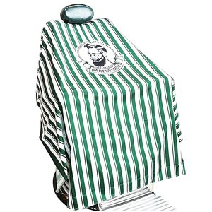 Cape de coupe de cheveux professionnelle robe de coupe de cheveux rayures Cape de barbier tablier antistatique Cape de coiffure pour les salons et la maison - Product Image 1