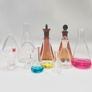 25ml 50ml 100mL 250ml 500ml <span class=keywords><strong>1000ml</strong></span> Uso en laboratorio Frasco de ebullición de fondo plano redondo con cuello de vidrio - Product Image 5