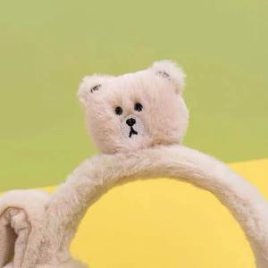 Зимние уличные теплые детские наушники с животными, милые наушники, повязка на голову, Звукоизолированные, безопасные наушники - Product Image 6