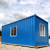 Pack plat préfabriqué personnalisé de haute qualité Maisons de conteneurs modulaires portables de 40 pieds préfabriquées durables à construction rapide