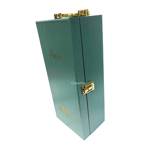 Grande <span class=keywords><strong>Bouteille</strong></span> Simple en <span class=keywords><strong>bois</strong></span> de Paquet Boîte D'emballage de Vin et <span class=keywords><strong>1</strong></span> <span class=keywords><strong>bouteille</strong></span> de vin cadeau boîte - Product Image 4