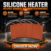 12V 100W Flexibles Auto-Kraftstofffilter Diesel-Thermostat Heizelement Silikon-Heizmatte