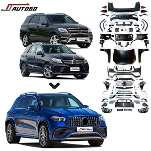 Kit de carrosserie de conversion pour <span class=keywords><strong>Mercedes</strong></span>-Benz <span class=keywords><strong>ML</strong></span> W166 GLE 2012-2018, transformation de l'ancien modèle en nouveau, mise à niveau vers le modèle 2019 W167 GLE63 AMG - Product Image 1