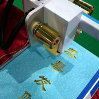 Presse à chaud numérique électrique automatique 360A, machine portable pour le marquage à froid du cuir, machine à estamper à chaud pour le papier