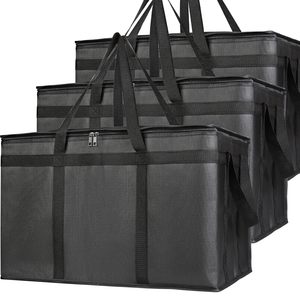 Bolsa Térmica para Entrega de Alimentos Personalizada, Aislada, de 600D, con Patrón de Letras, Tamaño XXXL, para <span class=keywords><strong>Pizza</strong></span>, Frío/Calor - Product Image 1