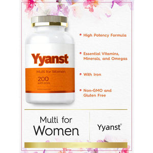 Complément multivitaminé en gélules pour femmes, à base d'ingrédients naturels, de vitamines essentielles, de minéraux et d'oméga, pour soutenir le système immunitaire (OEM/ODM). - Product Image 6