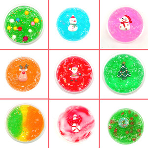 Offre Spéciale – Kit de Slime Squishy Père Noël en Cristal 60 ml – Jouet Anti-Stress pour Fêtes de Noël et Loisirs Créatifs pour Enfants - Product Image 2