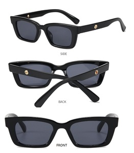 Gafas de Sol Unisex Vintage de Marco Pequeño, Rectangulares, Estilo Ojo de Gato, Lentes de PC con Protección UV400 para Uso Diario y Viajes - Product Image 5