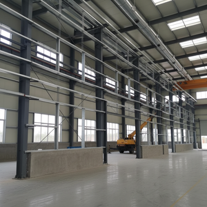 ออกแบบโรงงานอุตสาหกรรมสมัยใหม่ โกดังสำเร็จรูปโครงสร้างเหล็ก I-Beam ขนาดใหญ่ โรงงานโครงสร้างเหล็กช่วงกว้าง - Product Image 6