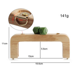 Tête en résine dorée de style vintage et poignée en diamant, cadre en bois massif, sac à main/sac à dîner de couleur bonbon en alliage de zinc sûr - Product Image 6