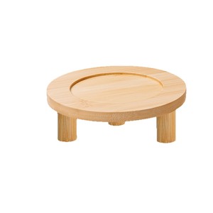 Bamboo Frame Cat Bowl <b>Ceramic</b> Pet Bowl 6 Inch Anti Tipping Water Bowl For Cats - Product Image 5