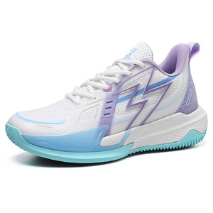 Logo personnalisé Chaussures de <span class=keywords><strong>basket</strong></span>-ball professionnel rebond semelle souple maille respirante pour hommes femmes Sports de plein air - Product Image 3