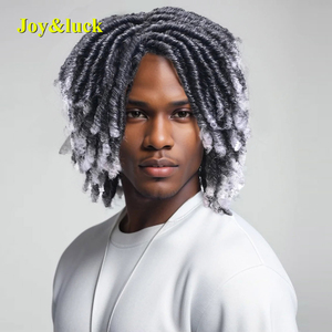 Perruque Courte en <span class=keywords><strong>Cheveux</strong></span> Synthétiques au Crochet – Prix de Gros Fabricant – Tresses Dreadlocks Tendance Style Européen et Américain pour Coiffures <span class=keywords><strong>Dread</strong></span> Locs - Product Image 1