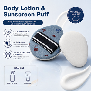Applicateur de lotion corporelle portable en PU avec tampon non absorbant et sangle élastique pour une application facile de crème corporelle et de soins de la peau - Product Image 5