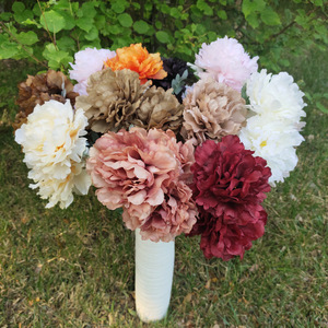 Yiyi Flowers 3 Head <b>Peony</b> <b>Artificial</b> Flowers 30cm-100cm Silk Wedding Decor Home Decoration - Product Image 1