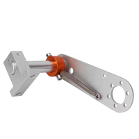 Support de montage à ressort réglable en alliage d'aluminium pour encodeur, service d'usinage CNC personnalisé