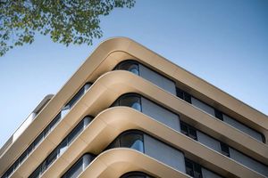 Panneaux de mur-rideau contemporains en aluminium, surface anodisée, anti-corrosion, pour applications extérieures de bâtiments - Product Image 4