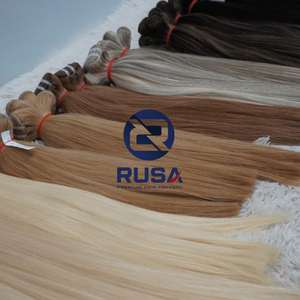 Extensions de cheveux tissées à la machine de qualité supérieure, 100% cheveux humains vierges, longueur 10-34 pouces, 100-150g, légères et robustes - Product Image 6