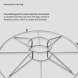 Nueva Cubierta Ecológica para Comedero <span class=keywords><strong>de</strong></span> Lechones con Ranura Redonda <span class=keywords><strong>de</strong></span> Alimentación <span class=keywords><strong>de</strong></span> Resina Compuesta y Herramienta para la Cría <span class=keywords><strong>de</strong></span> Cerdos - Product Image 4
