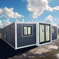 Casa Contenedor Portátil Prefabricada de Acero, Expandible, Modular, de 20 Pies, para Viviendas Pequeñas, Suministro del Fabricante