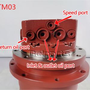 Réducteur final pour mini-excavatrice Volvo EC25 Pièces détachées MAG18VP-230 MAG18VP-350 TM03 Ensemble de moteur de déplacement hydraulique - Product Image 3