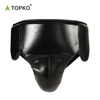 TOPKO Compétition d'entraînement au Combat professionnel Garde d'aine de boxe Épaissie Protection à haute élasticité Garde d'aine de boxe