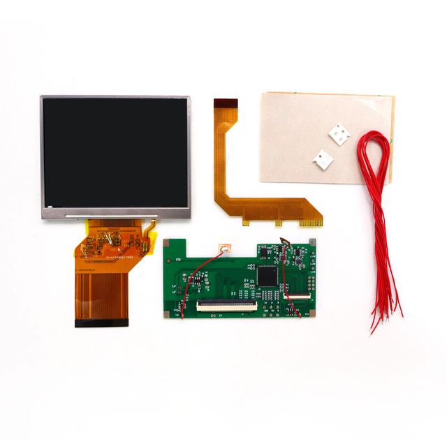 New 3.5 Inch Replacement for Sega Game Gear GG Backlight LCD HighLit Full Display LCD Screen Support VGA Out Mod Kit