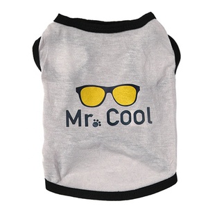 <span class=keywords><strong>MR</strong></span> COOL moderno ragazzo cane stampa camicia hawaiana alla moda occhiali da sole <span class=keywords><strong>XS</strong></span>-XL abbigliamento estivo per animali domestici in cotone poliestere tempo libero - Product Image 1