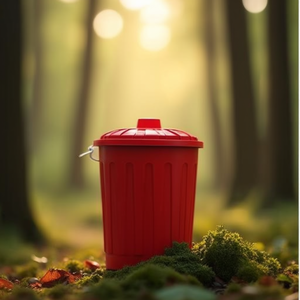 <b>Bin</b> (8Lt) clip lid BLIM <b>Red</b> BD001 0080MJ CRD - Product Image 3