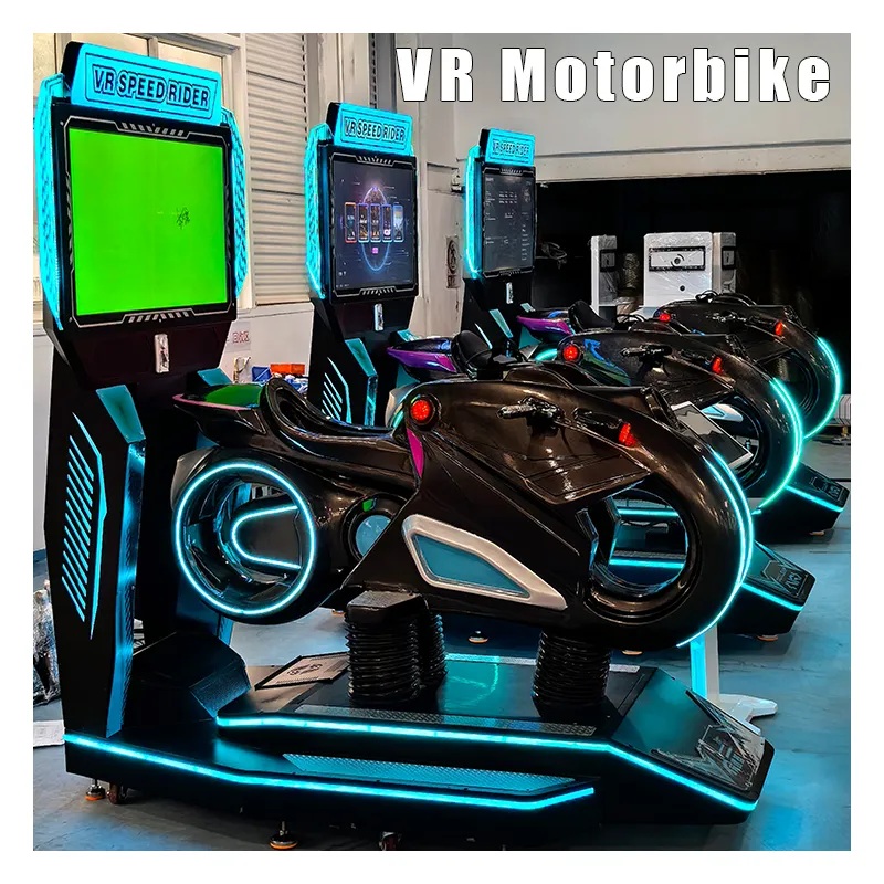 VR Racing Simulator 9d Virtual Reality Racing Simulator Driving Racing Arcade VR Machine 2024 Arcade Riding VR Game Machine