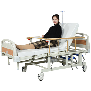 Multi-Function Manual Adjustable Half-Reversible Nursing Home Care Medical <strong>Bed</strong> With Toilet For Hospitals And Domiciles - Product Image 5