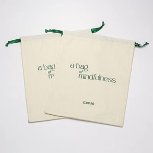 Bolsa Ecológica de Algodón Muselina con Cordón, Diseño Personalizado, Bolsa de Algodón Puro para Aperitivos, Manualidades y Uso Diario con Logotipo Personalizado - Product Image 2