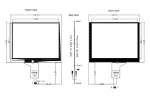 Anpassbarer 5,6 Zoll Kapazitiver Gorilla-Glas-Touchscreen mit OCA-Volllaminierung für Hausautomation Serielle Schnittstelle - Product Image 5