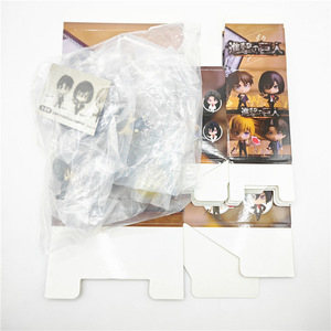 ชุดฟิกเกอร์กล่องปริศนารูปปั้นตุ๊กตาอะนิเมะทำจากพลาสติก4ชิ้น/เซ็ตกล่องปริศนาสำหรับการโจมตีใน tat-in <span class=keywords><strong>shingeki</strong></span> NO <span class=keywords><strong>kyojin</strong></span> - Product Image 5