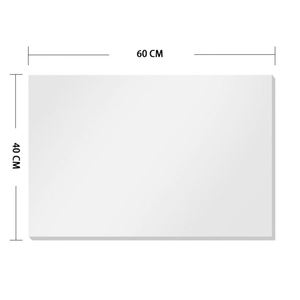 500 feuilles de papier sulfurisé pour barbecue, qualité alimentaire, épaissi, double face, antiadhésif, résistant à l'huile, 40*60cm - Product Image 1