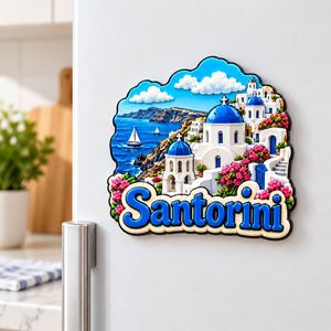 Imán de Resina 3D para Refrigerador, Recuerdo de Viaje, Decoración Personalizada, Regalo de Moda - Product Image 1
